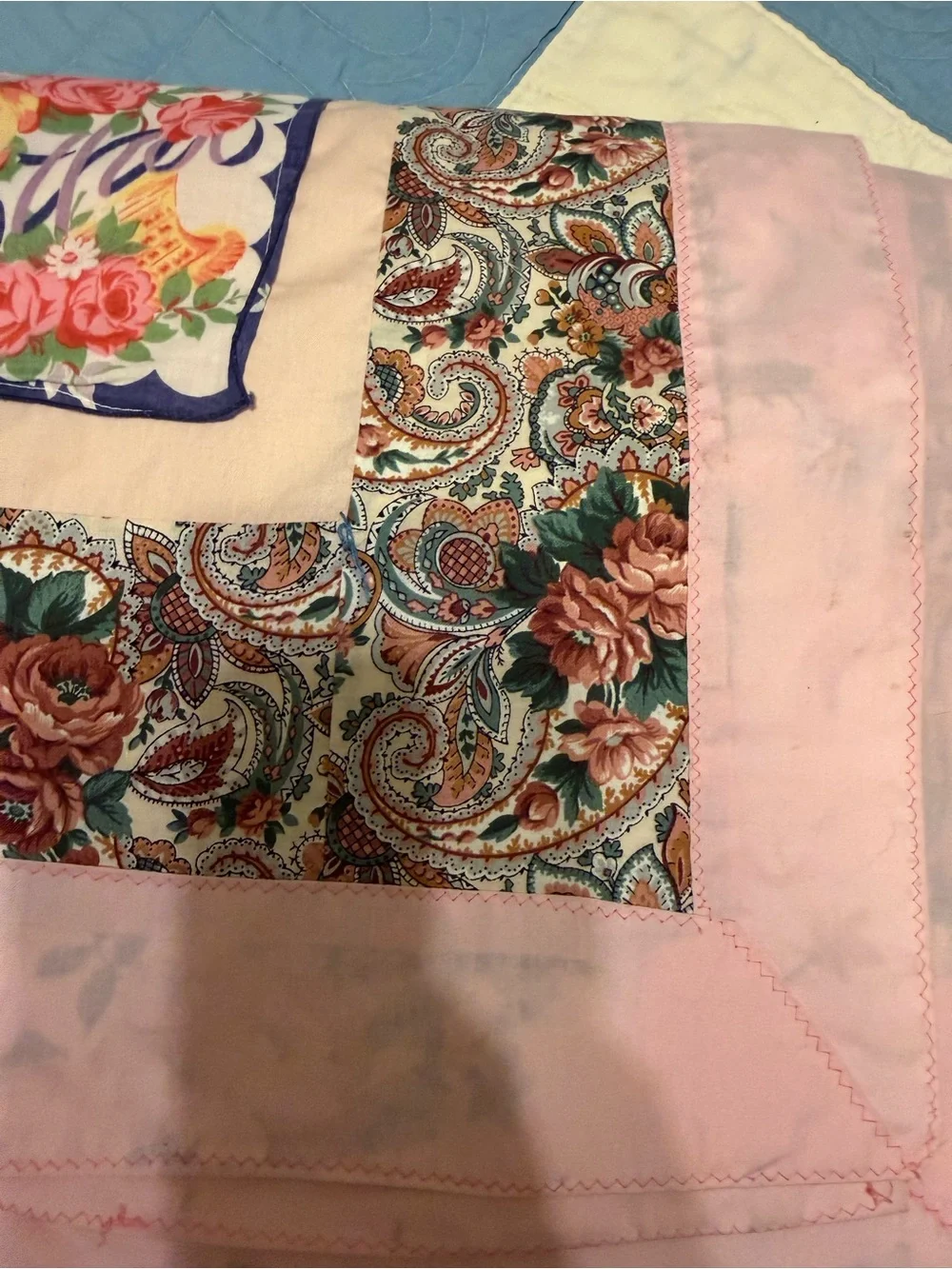 Handmade vintage handkerchief